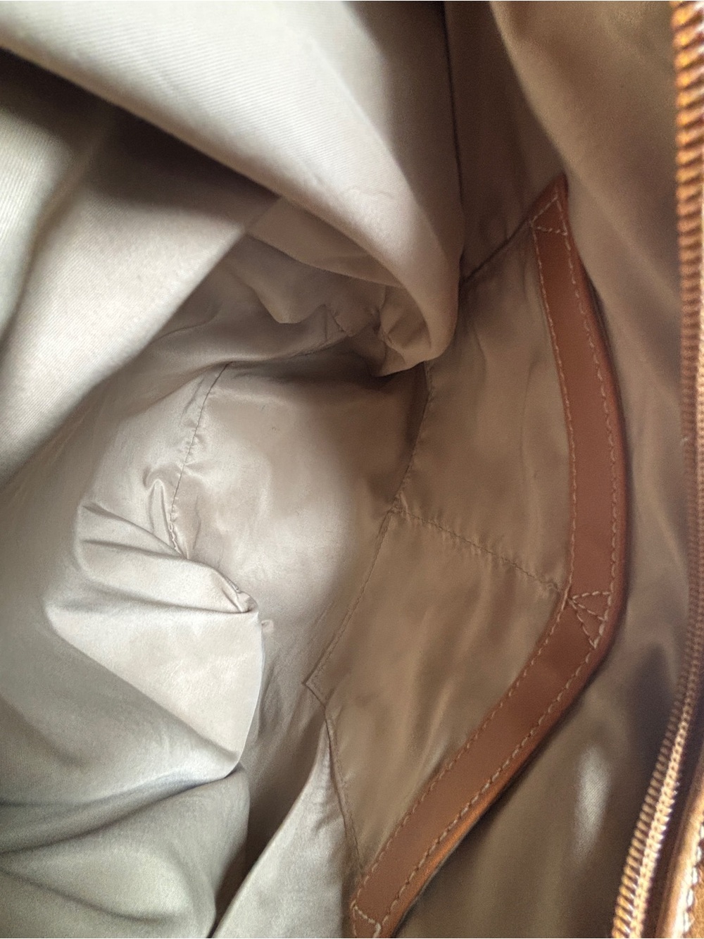 Tignanello Mustard Leather Dual Zip Crossbody Bag - Picture 7 of 10